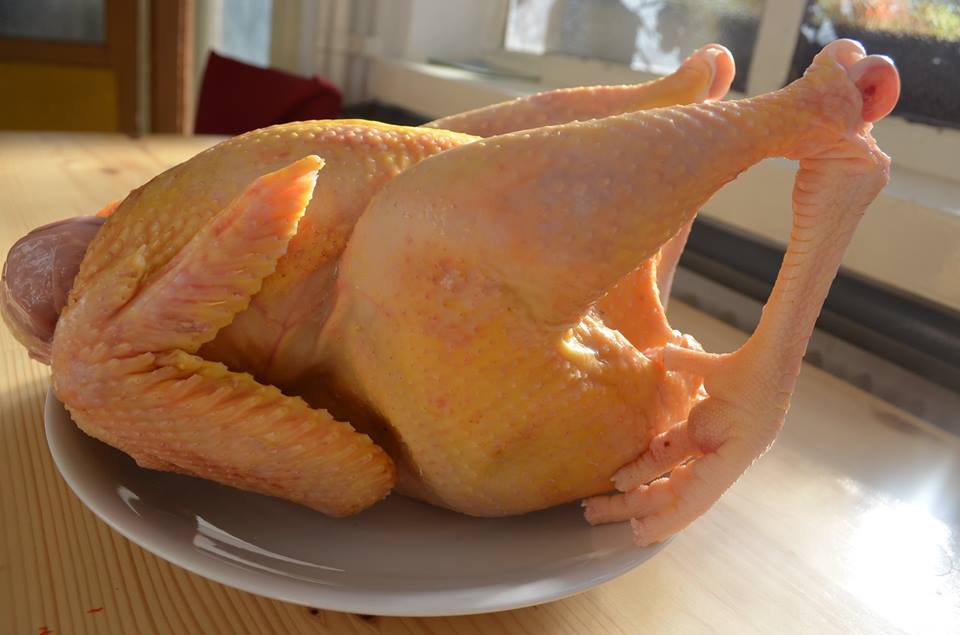 Tisztított tanyasi tyúk (kisebb) - kb.2 kg