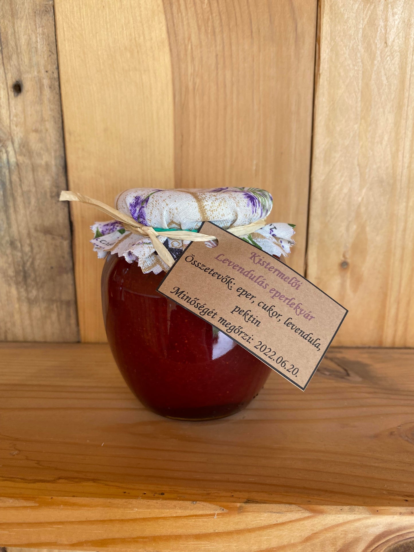 Levendulás eper lekvár -370 ml