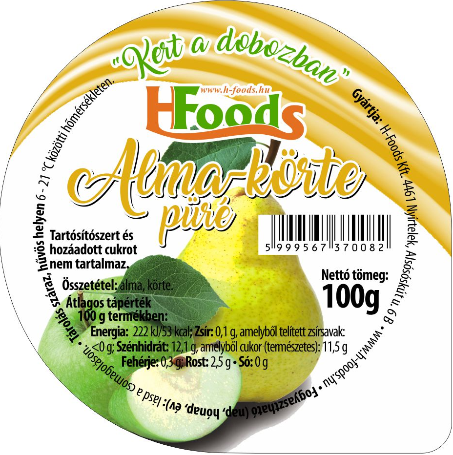 Alma-Körte püré -100g