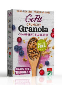 GoFit Gluténmentes Áfonyás granola -250 g