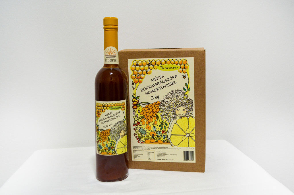 Töviskertem -Mézes bodzavirág szörp homoktövissel