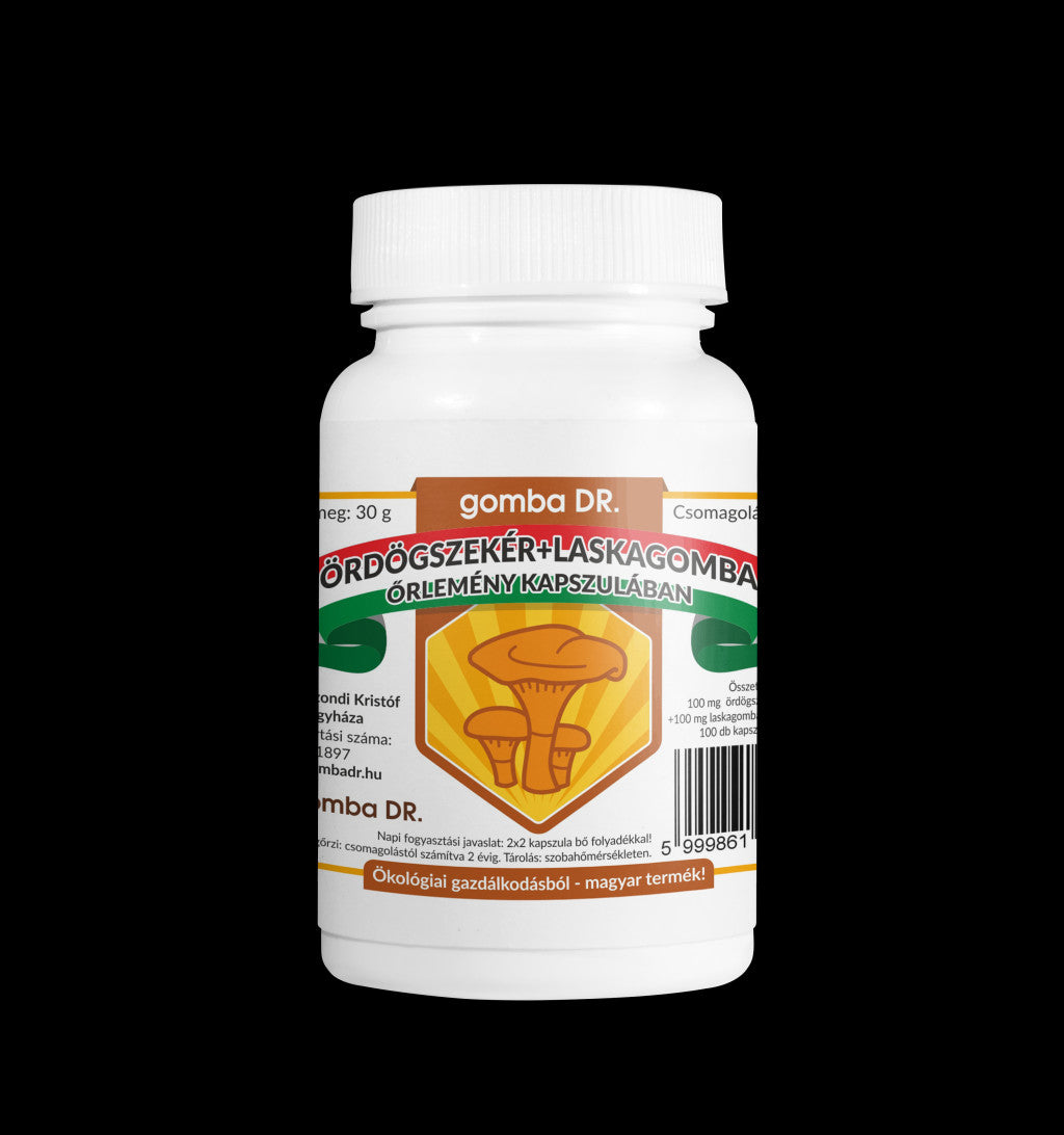 gombaDR.Laska- ördögszekérgomba őrlemény kapszulában