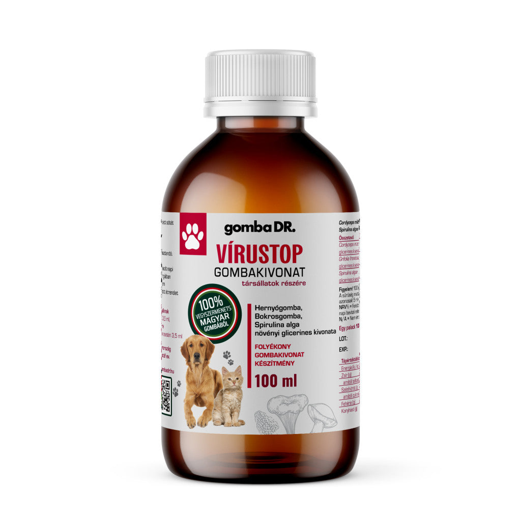 gomba DR. VÍRUSTOP gombakivonat társállatok részére