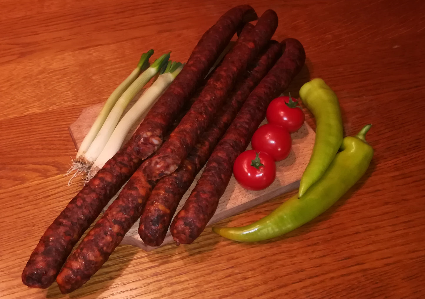 Mangalica füstölt Kolbász -csípős  -250g