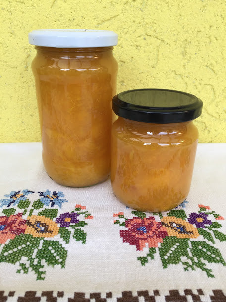 Őszibarack lekvár -cukorral -370ml