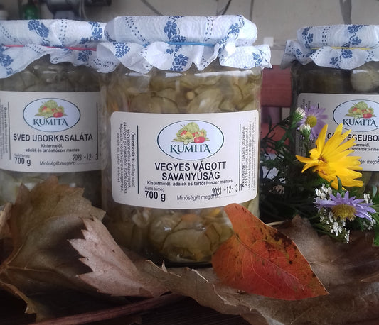 Vegyes vágott savanyúság -720ml