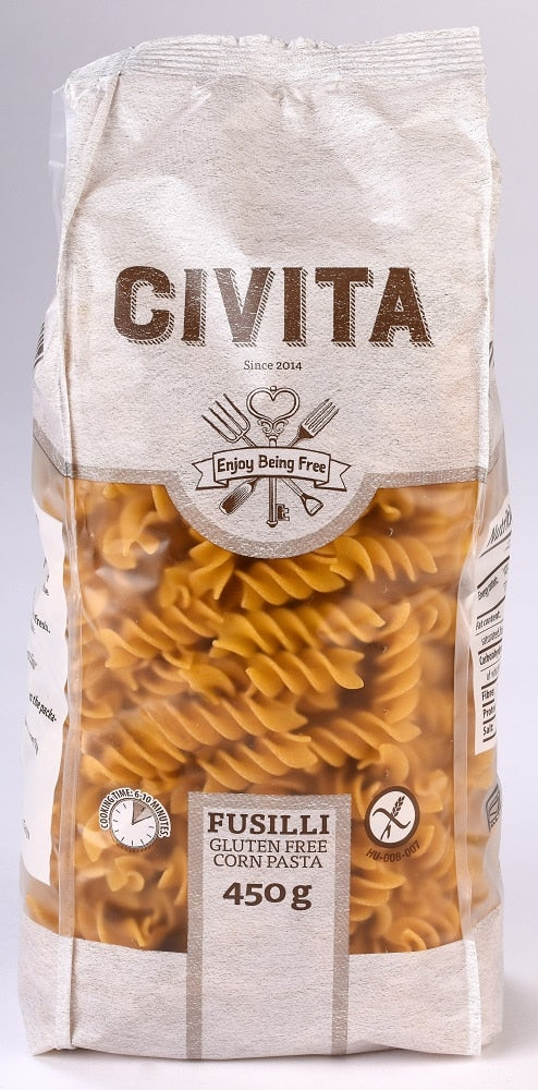 Civita Fusilli orsó tészta -450 g
