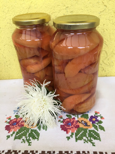 Őszibarack befőtt -cukor nélkül -720 ml