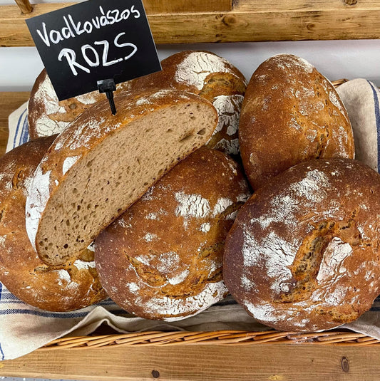 Kézműves vadkovászos rozs Kenyér -500g