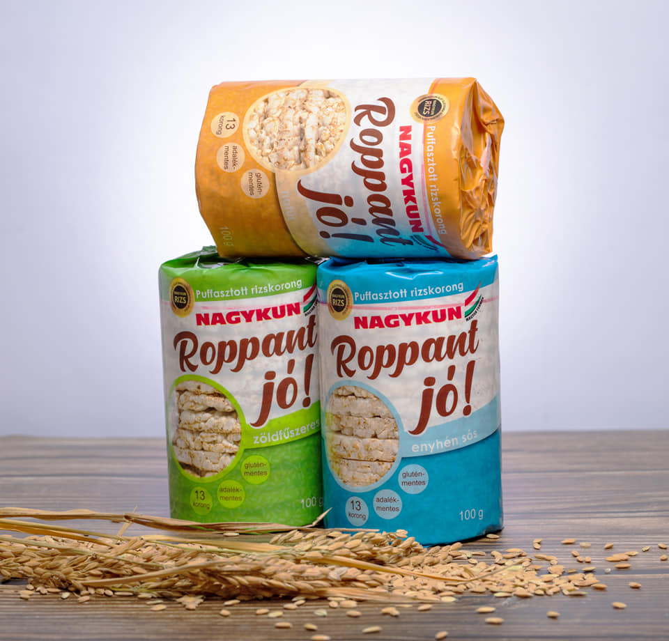 Nagykun Roppant jó! puff. rizskorong - natúr -100g