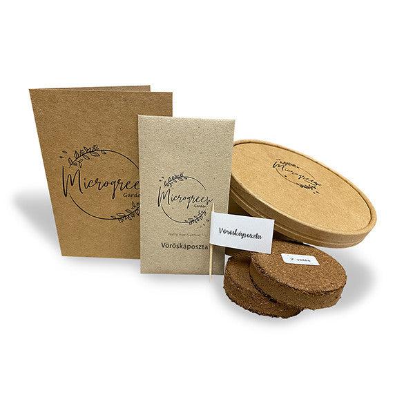 Mikrozöld -Vöröskáposzta készlet