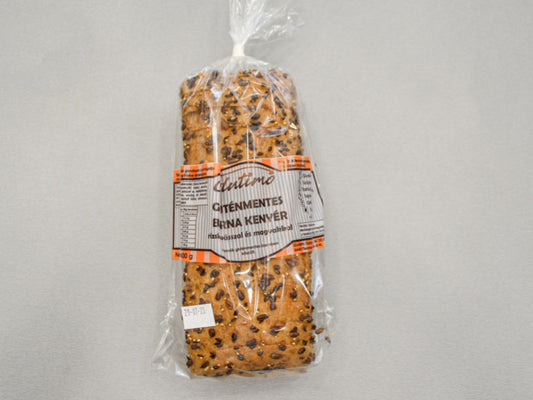 Glutimó Gluténmentes Barna Kenyér rizskovásszal 400g