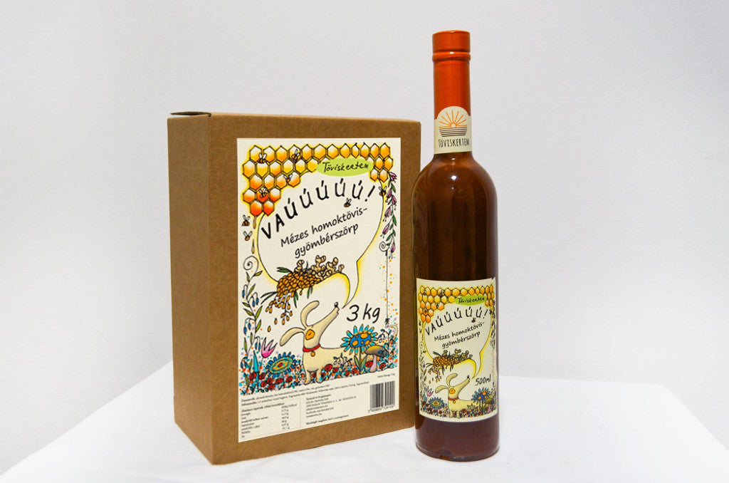 Töviskertem -Mézes homoktövis- gyömbérszörp