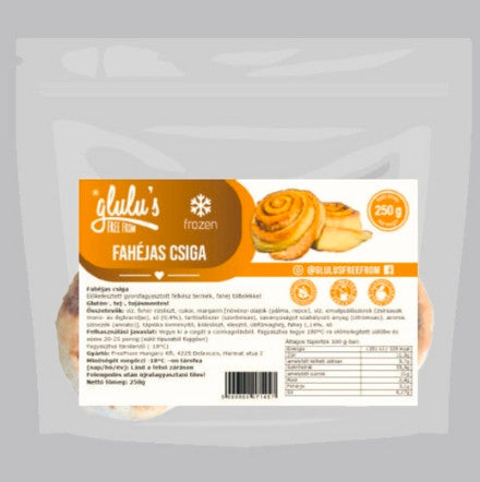 Glulu's FreeFrom MIRELIT Fahéjas csiga -2db  -250 gr