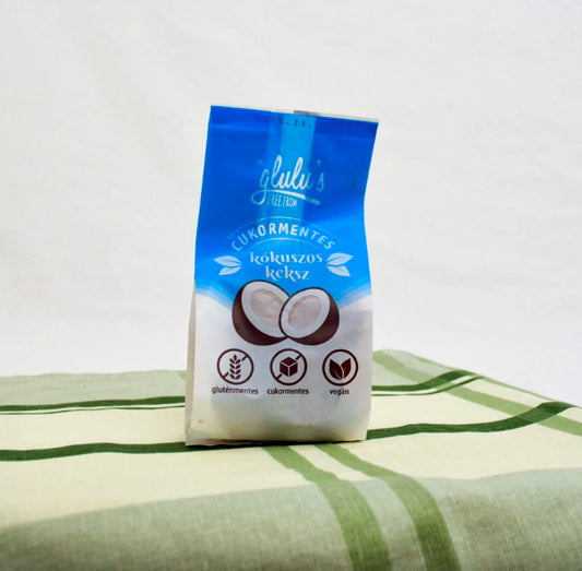Glulu's FreeFrom Cukor mentes Kókuszos keksz -70g