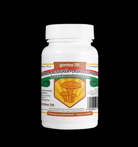 gombaDR.Laska- ördögszekérgomba  őrlemény kapszulában