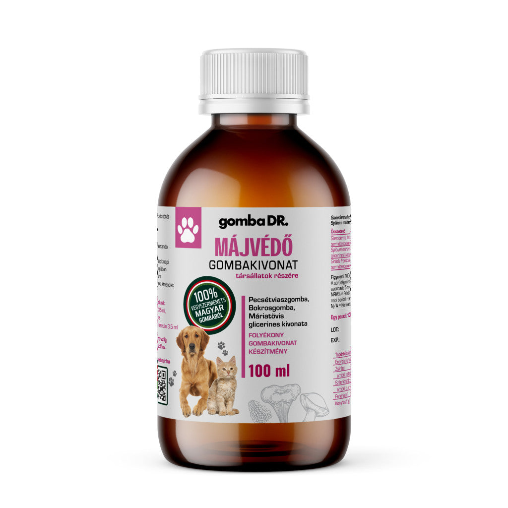 gomba DR. Májvédő gombakivonat társállatok részére