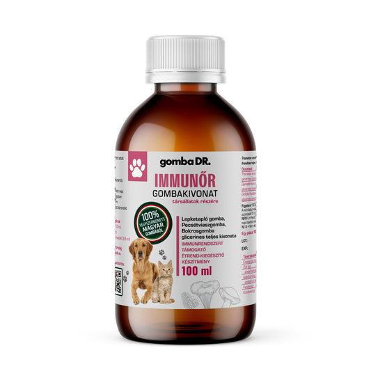 gomba DR. IMMUNŐR folyékony gombakivonat társállatok részére